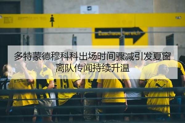 多特蒙德穆科科出场时间骤减引发夏窗离队传闻持续升温